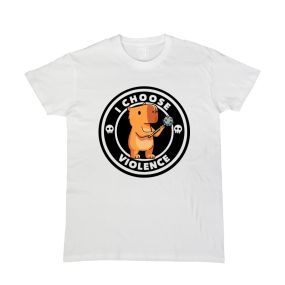 i choose violence capybara
