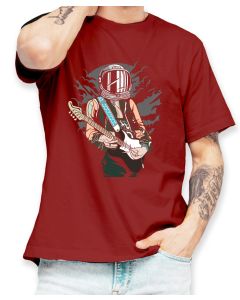 Astronaut Playing Guitar