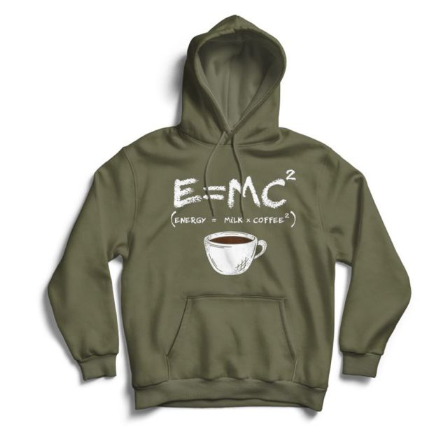 E=MC²(Energy=Milk x Coffee²)