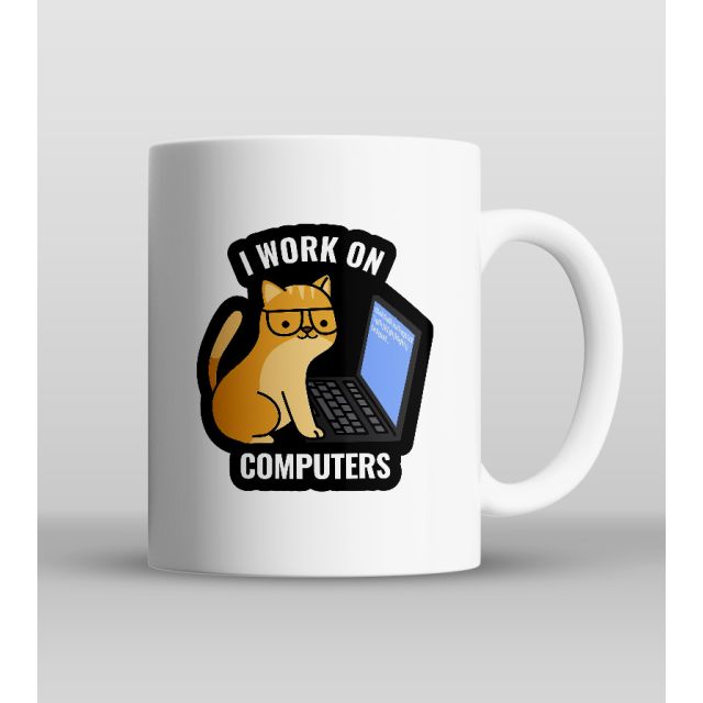 I work on computers