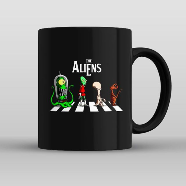 The Aliens on Abbey Road Black