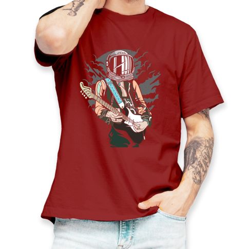 Astronaut Playing Guitar