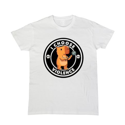 i choose violence capybara